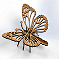 4D Butterfly Decorative Wood Puzzle - Home Decor
