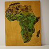 African Geogreen Vegetation Terrain Map