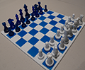 Arctic Abyss Chess Board Set: Handmade, Unique 