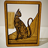 Multi-Layer 4D Cat Art - Home Space Decor