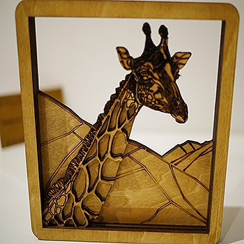 Multi-Layer 4D Giraffe Art - Home Space Decor