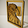 4D Multi-Layer Wooden Eagle Art - Home Space Decor