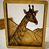 Multi-Layer 4D Giraffe Art - Home Space Decor