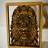 4D Multi-Layer Wooden Lion Art- Home Space Decor